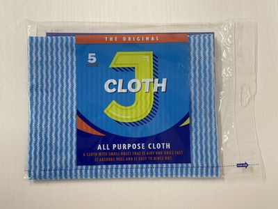 J Cloth All purpose Pk 5