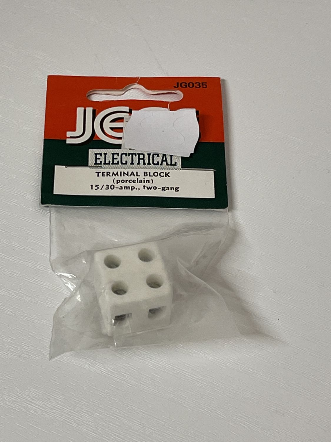 Jegs Terminal Block 15/30 amp 2 Gang