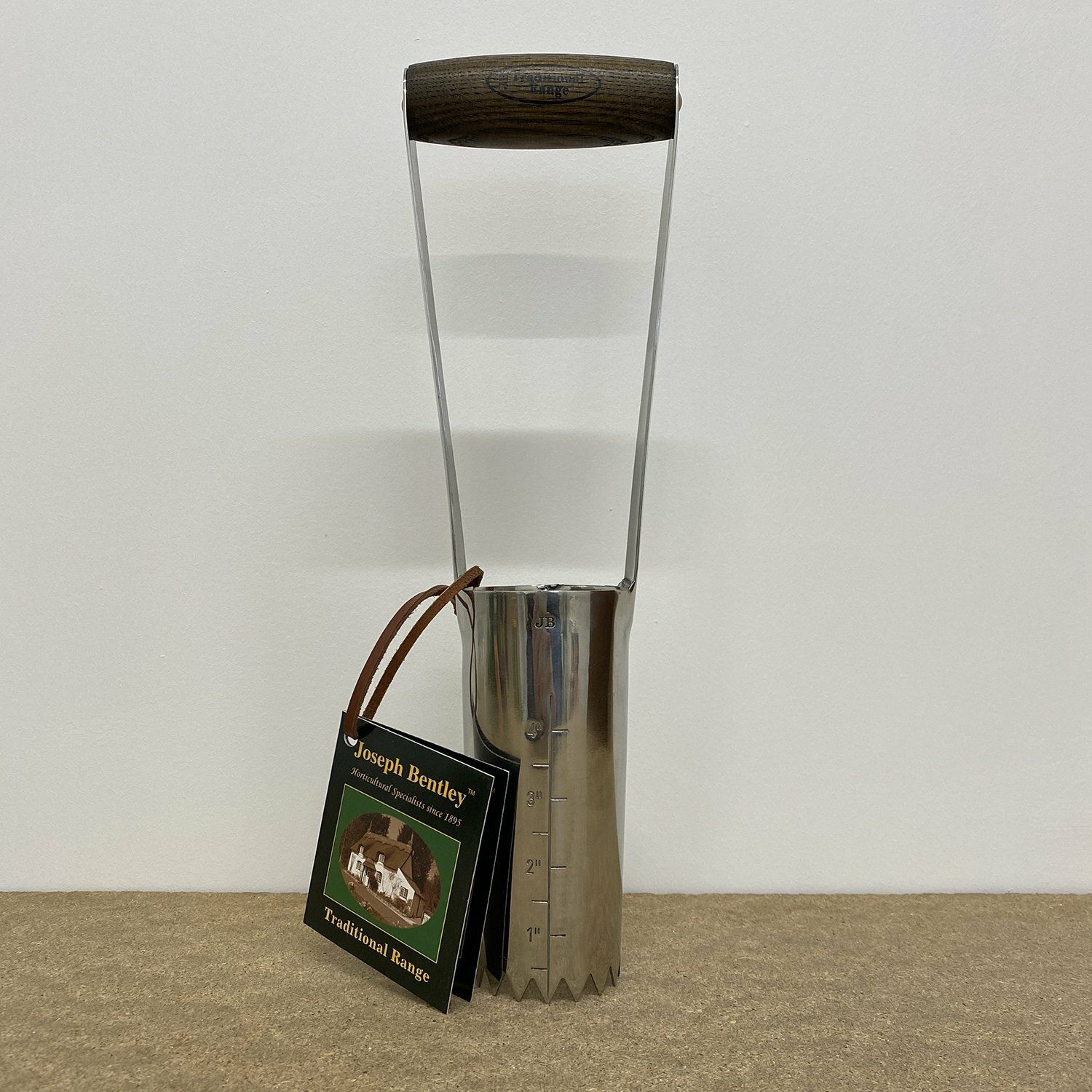 Joseph Bentley Stainless Steel Short-Handled Bulb Planter