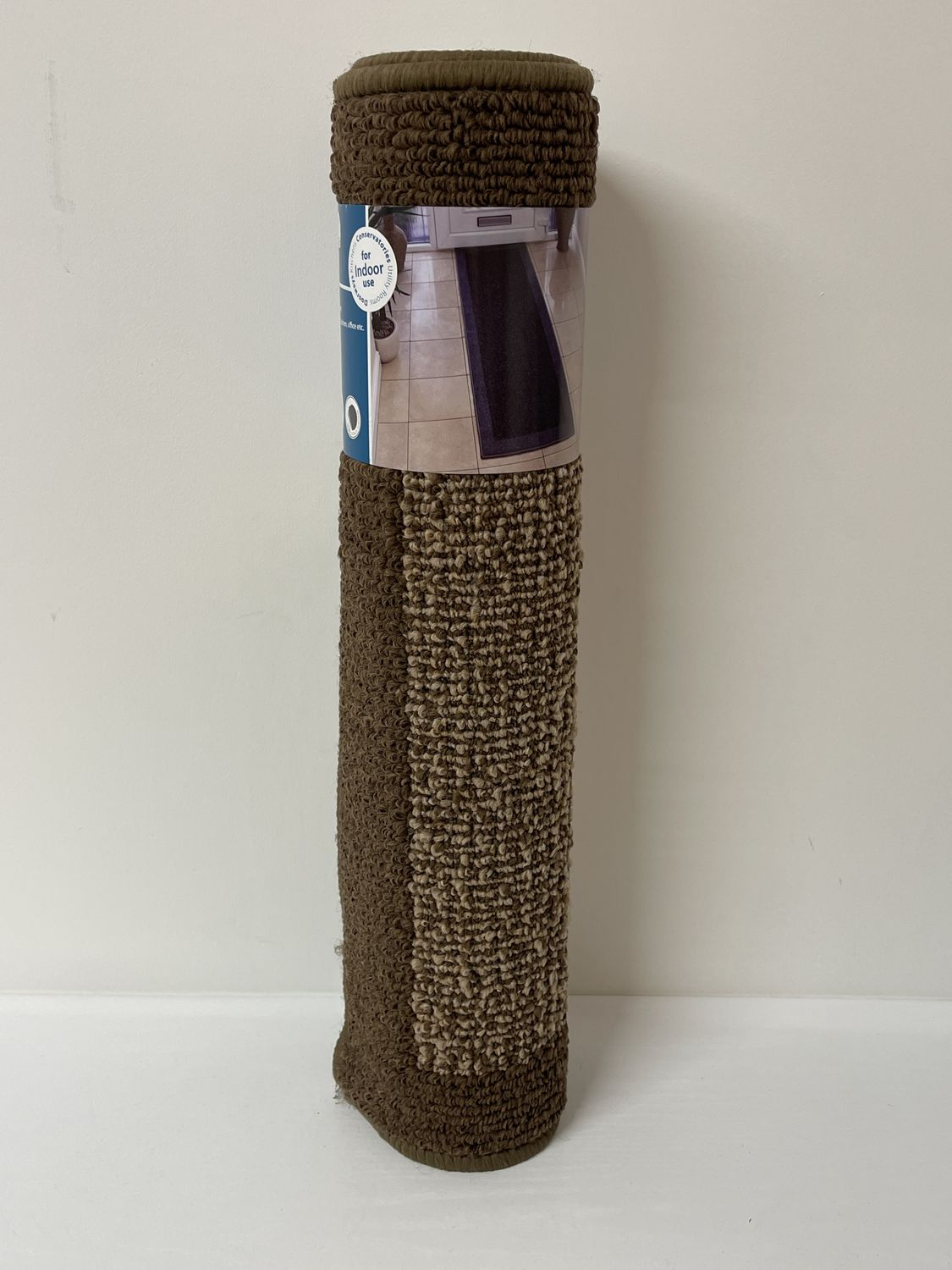 JVl Madras Indoor Runner 57 x 180mm Beige Brown