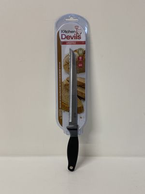 Kitchen Devil Bread Knife with Scalloped Blade