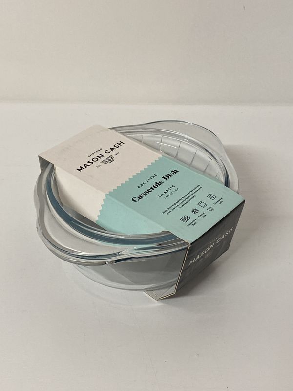 Mason Cash Glass Casserole Dish 0.85Lt