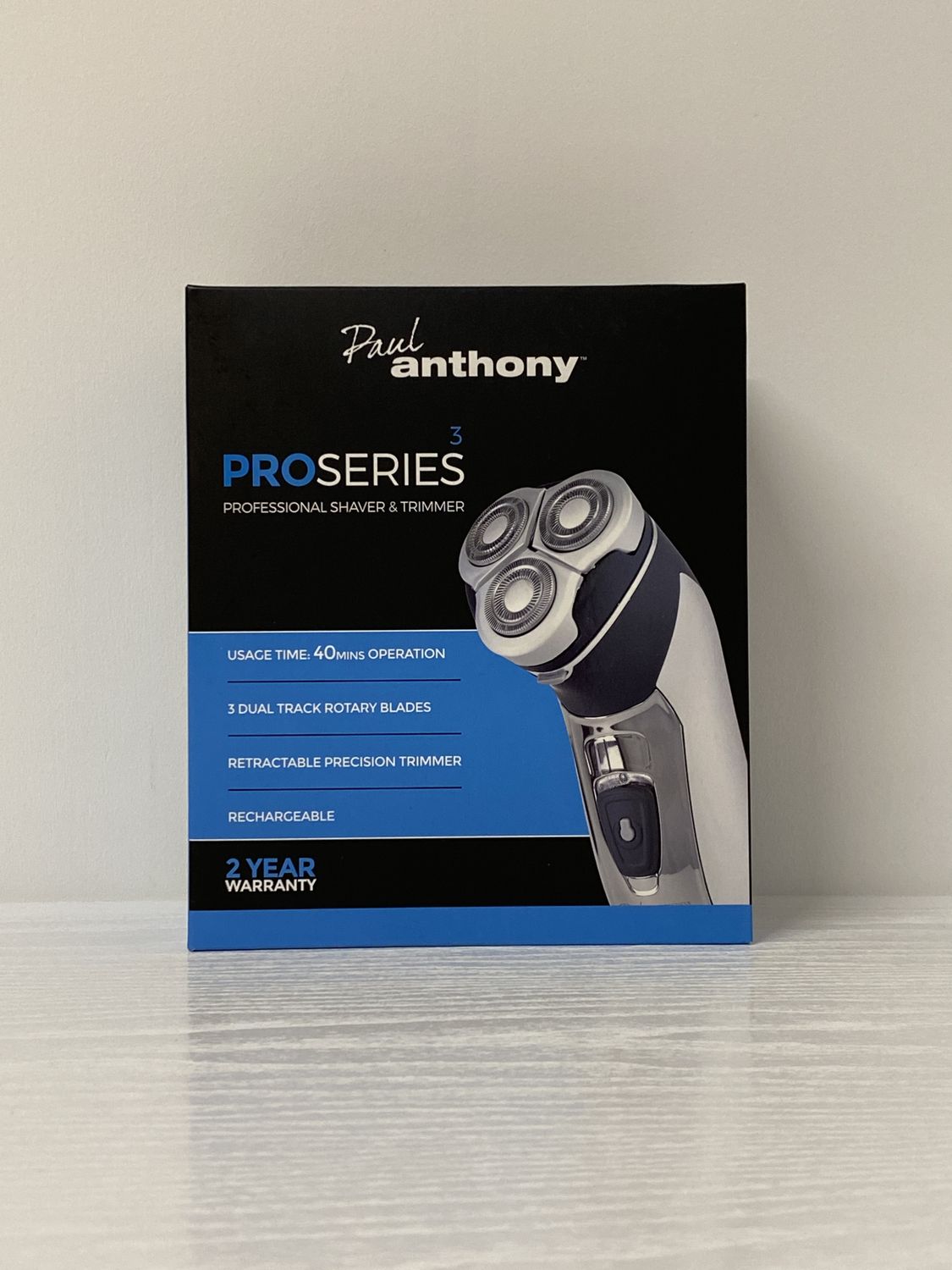 Paul Anthony Pro Series 3 Professional Shaver + Trimmer