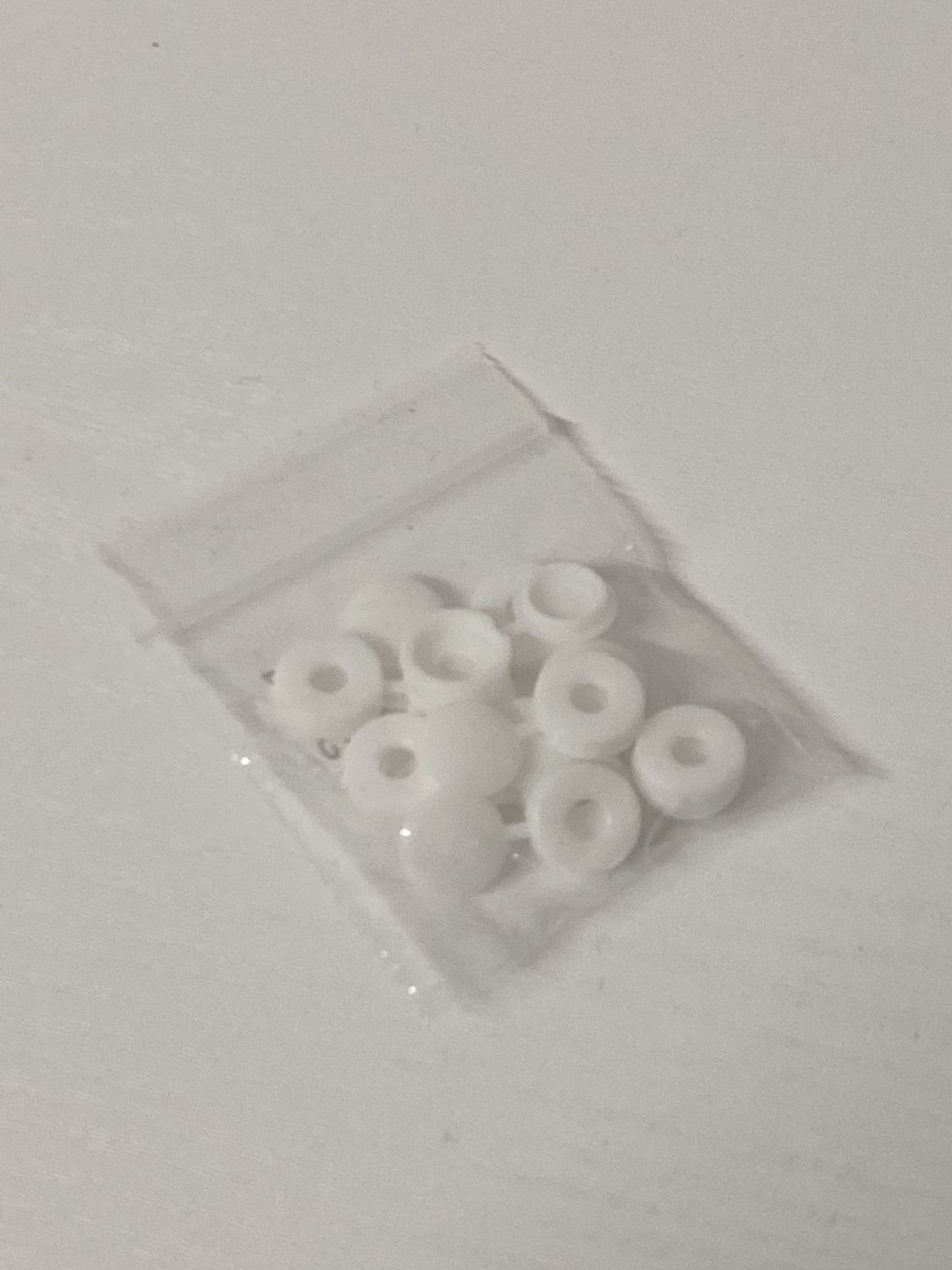 Plastidome Screw Covers White Pk10