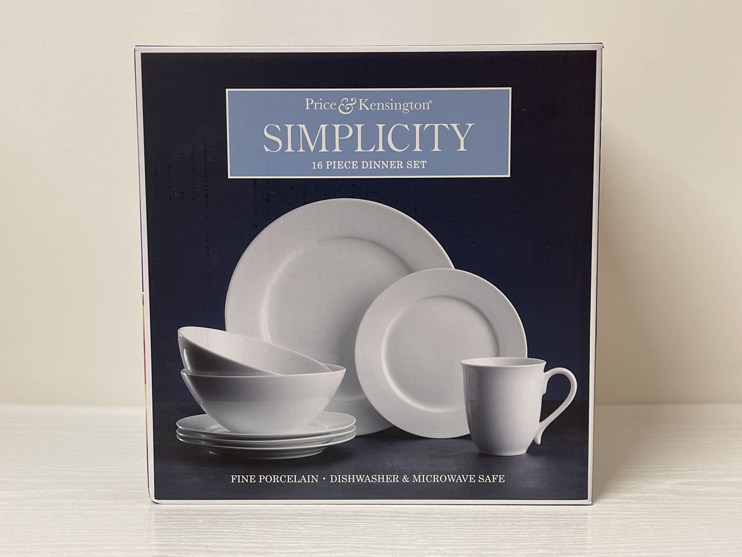 Price and Kensington Simplicity Dinner Set White 16 piece
