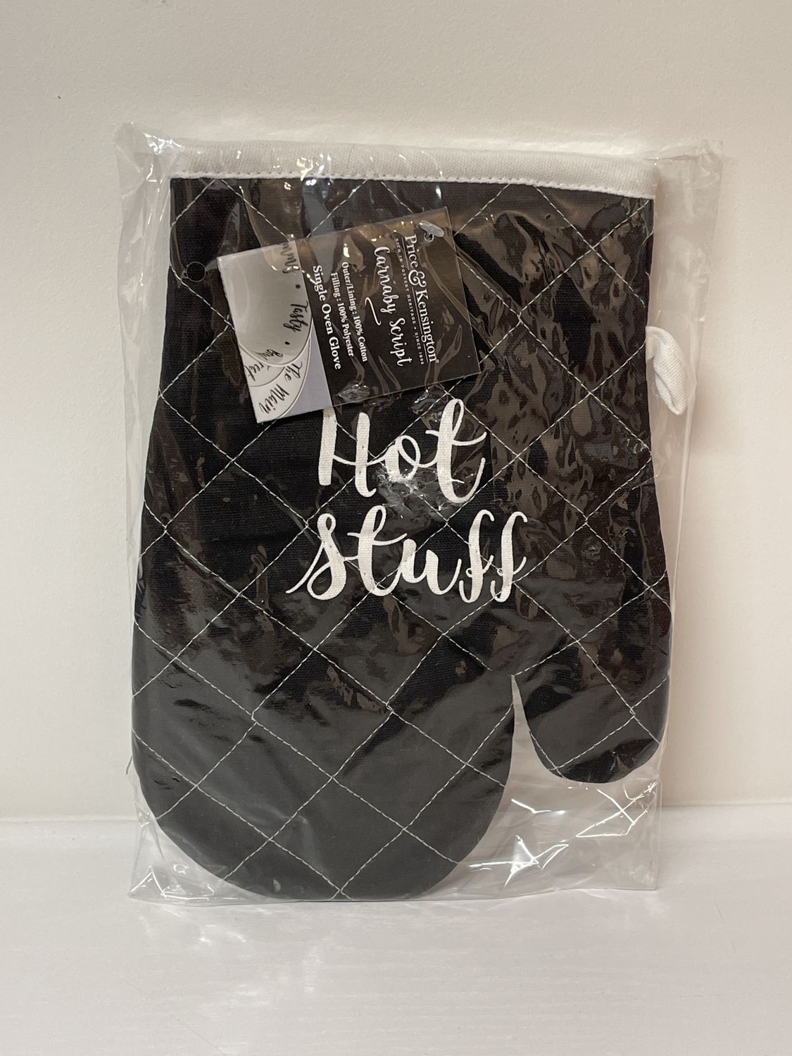 Price & Kensington Oven Glove Single Carnaby Script