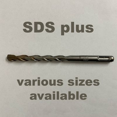 SDS plus drill bits for concrete and masonry, various sizes
