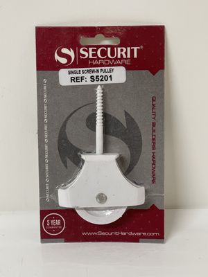 Securit Single Screw In Pulley