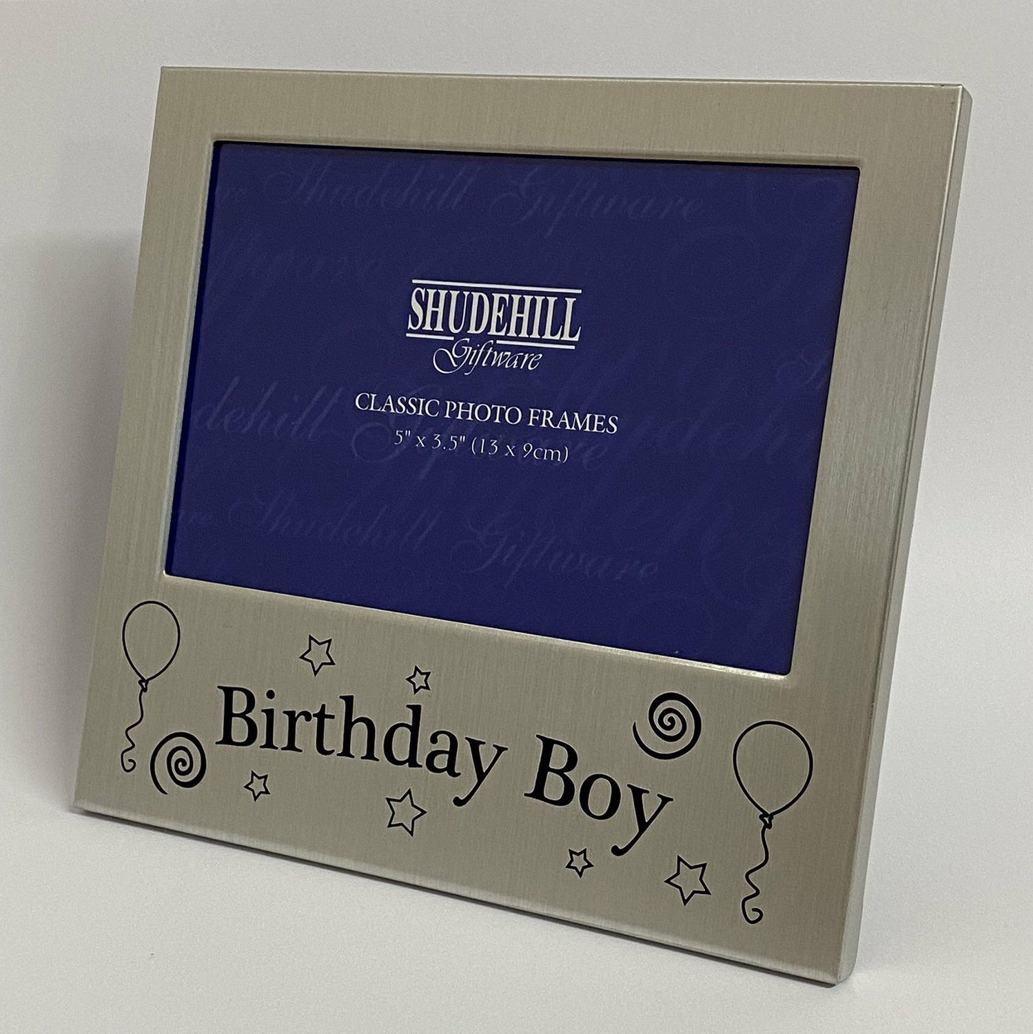 Shudehill "Birthday Boy" picture frame for photos size 5" x 3.5" (13cm x 9cm)