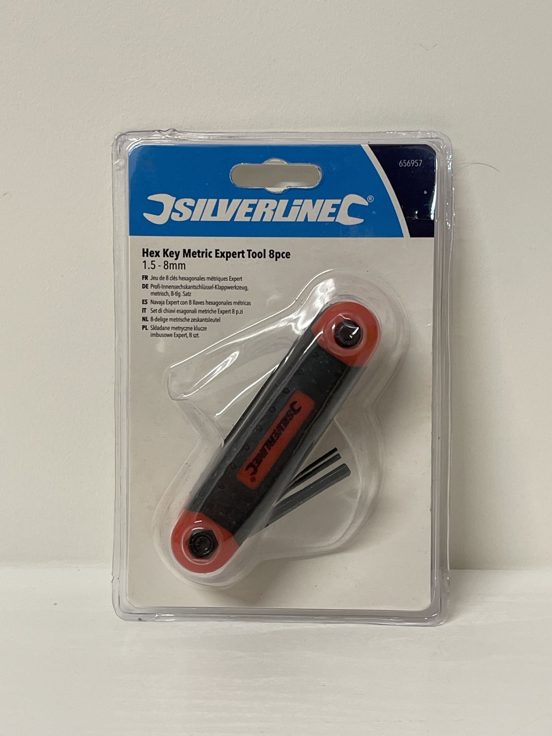 Silverline Hex Key Metric 1.5 - 8mm 8 Pc