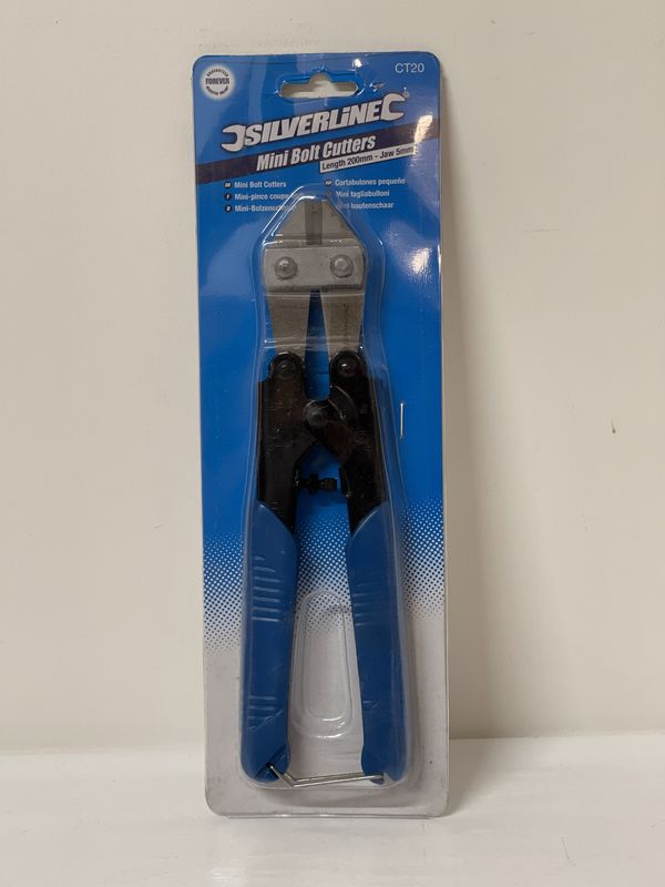 Silverline Mini Bolt Cutters 200mm Jaw 5mm