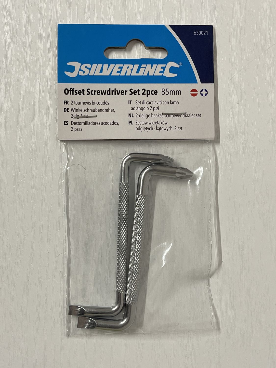 Silverline Off Set Screw Driver Pk2