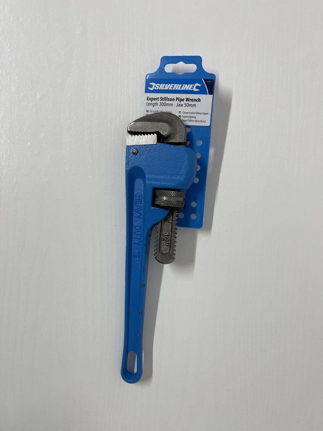 Silverline Stillson Pipe Wrench 300mm 50mm Jaw