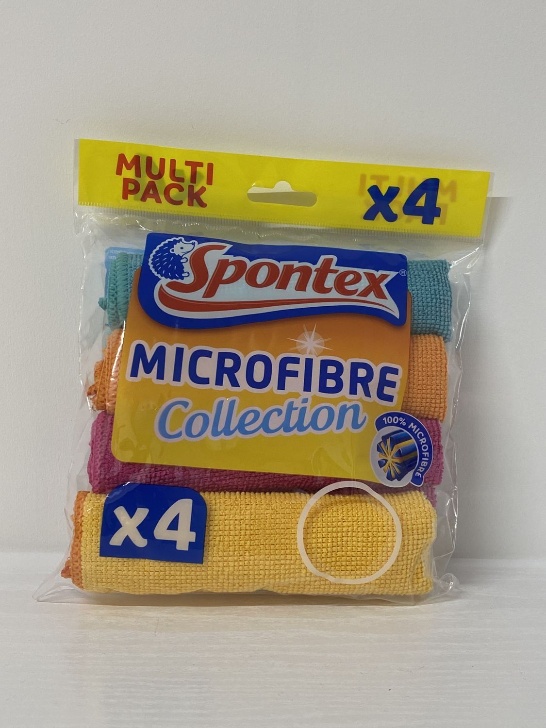 Spontex MicroFibre Cloth Pk4