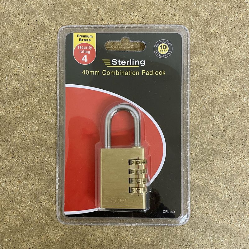 Sterling by BURG-WÄCHTER 40mm Combination Padlock