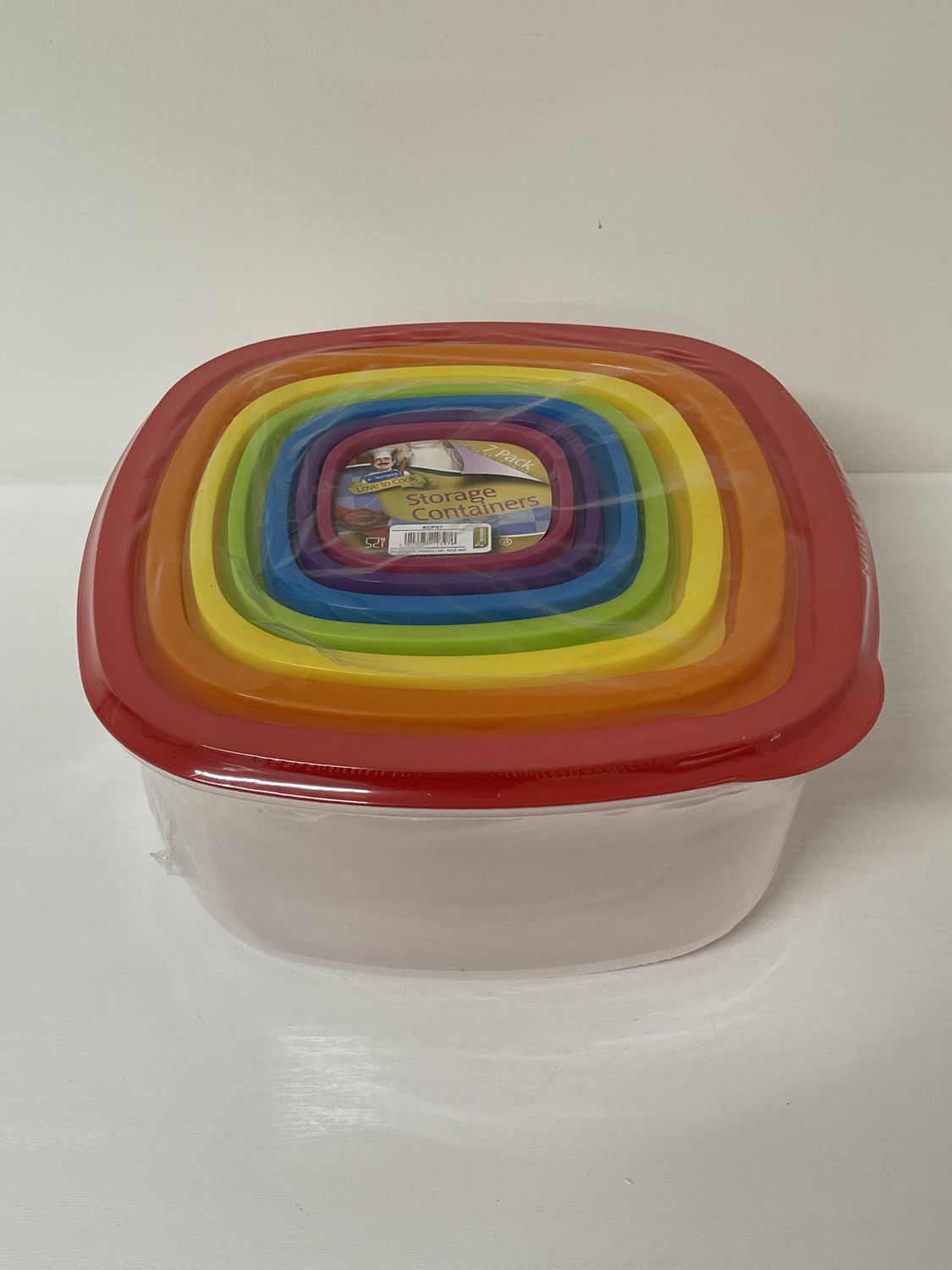 Storage Containers Plastic 7 Pk