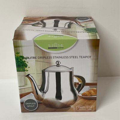 Supreme Collection Tea Pot Stainless Steel 1.4Lt