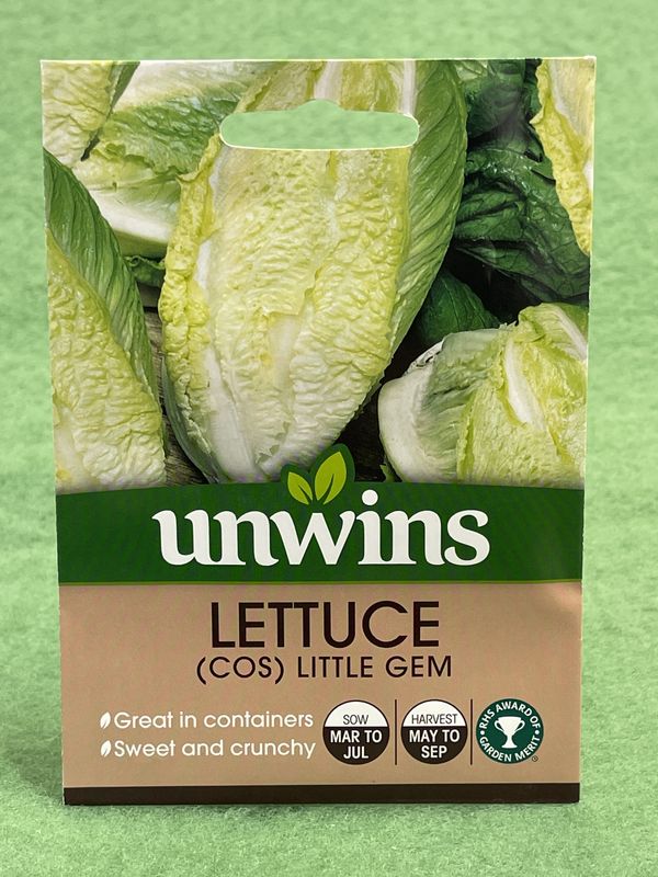 UNWINS (Cos) Little Gem 1000 seeds approx