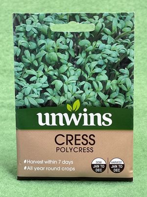 UNWINS Cress Polycress 2500 seeds approx