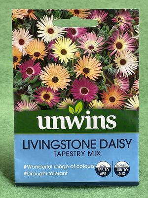 UNWINS Livingston Daisy Tapestery Mix 800 seeds approx