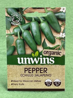 UNWINS Pepper Hot Jalapeno 20 seeds approx