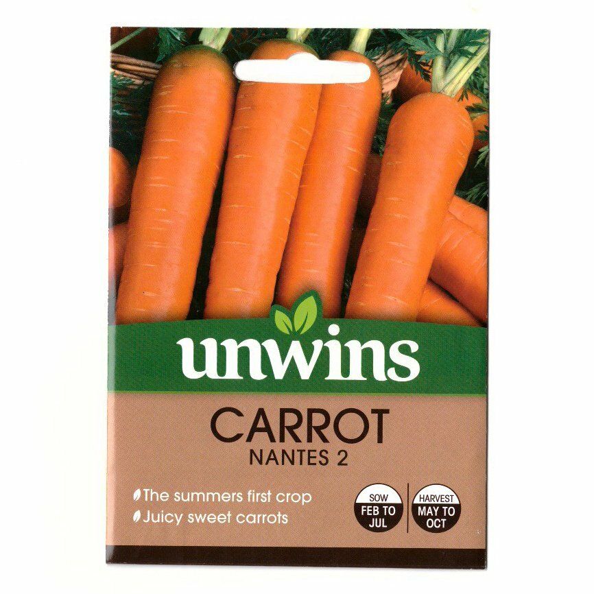 UNWINS Seeds 8110 Carrot Nantes 2