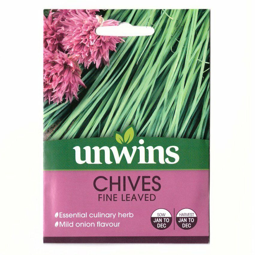 UNWINS Seeds 8141 Chives, Fine Leaved