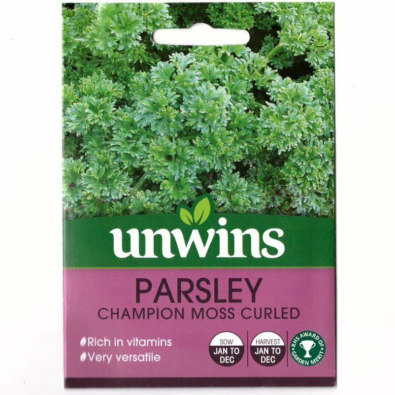 UNWINS Seeds 8145 Parsley Champion Moss Curled