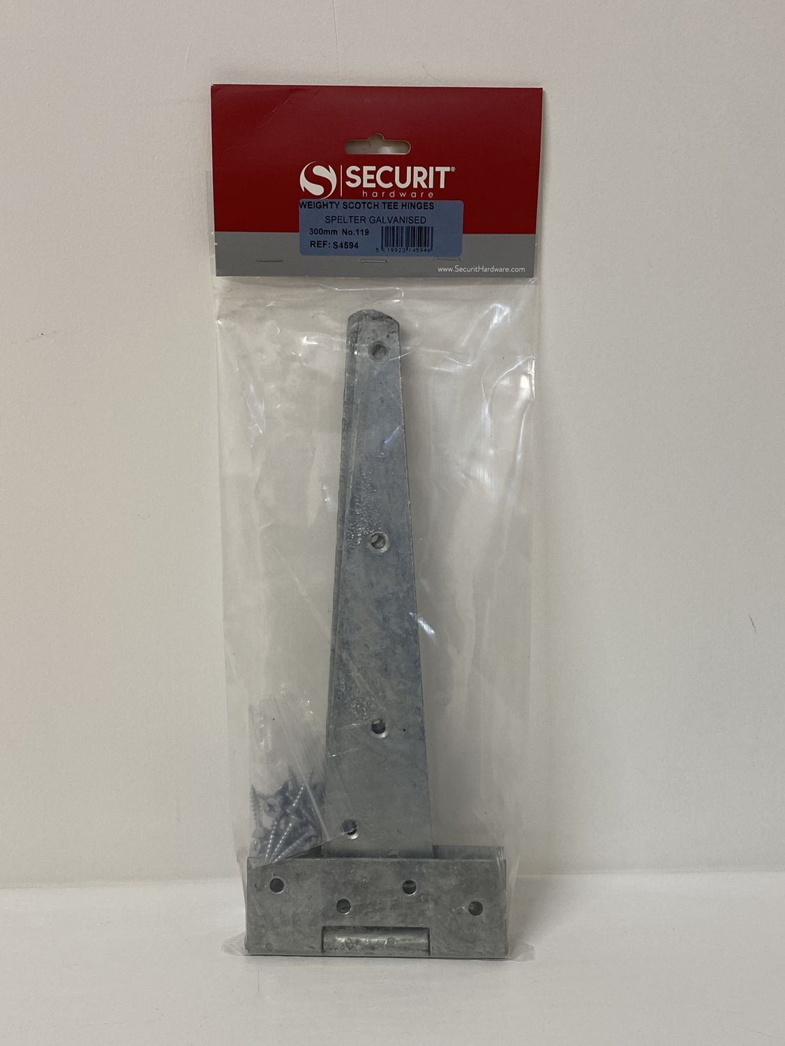 Weigth Scotch Tee Hinge Spelter Galvanised 300mm