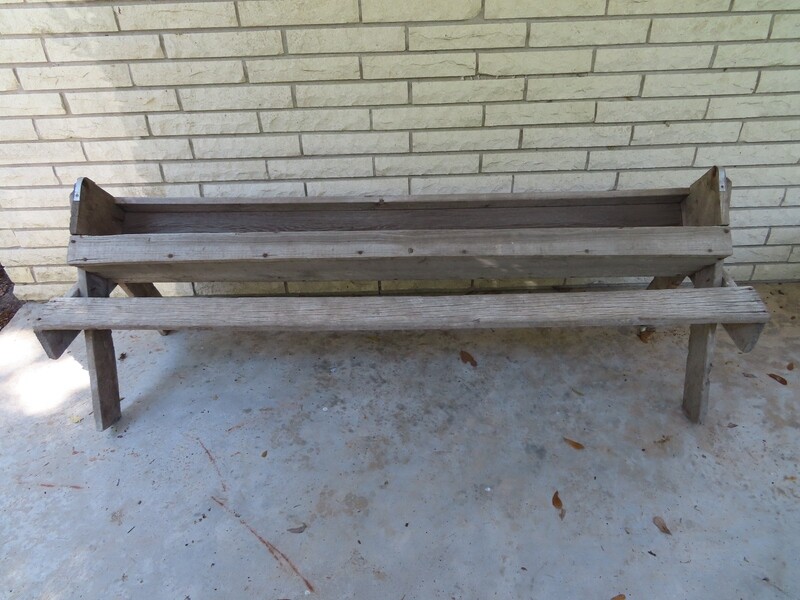 Primitive Farmhouse Feeding Trough