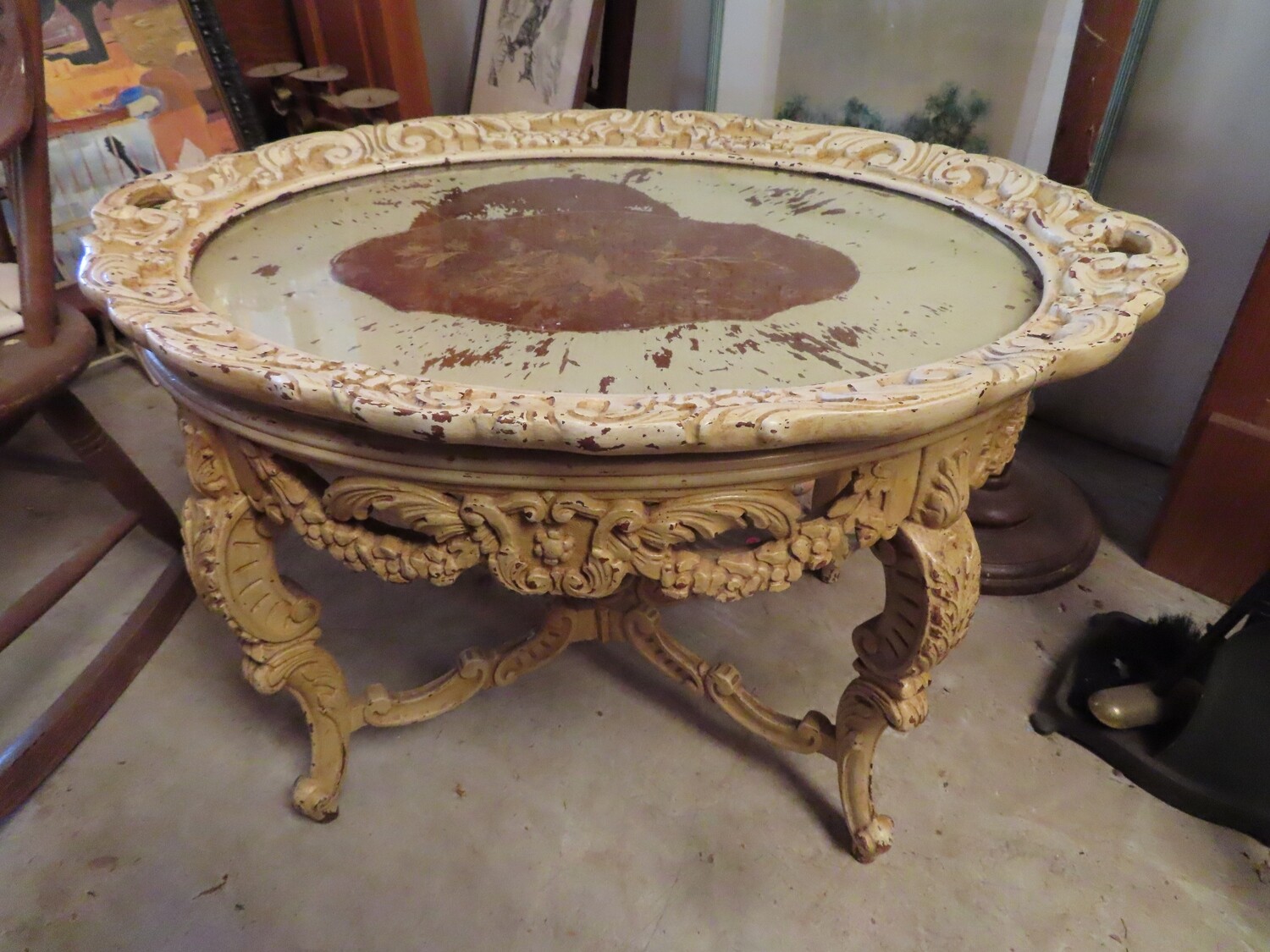 French Provincial Cocktail Table