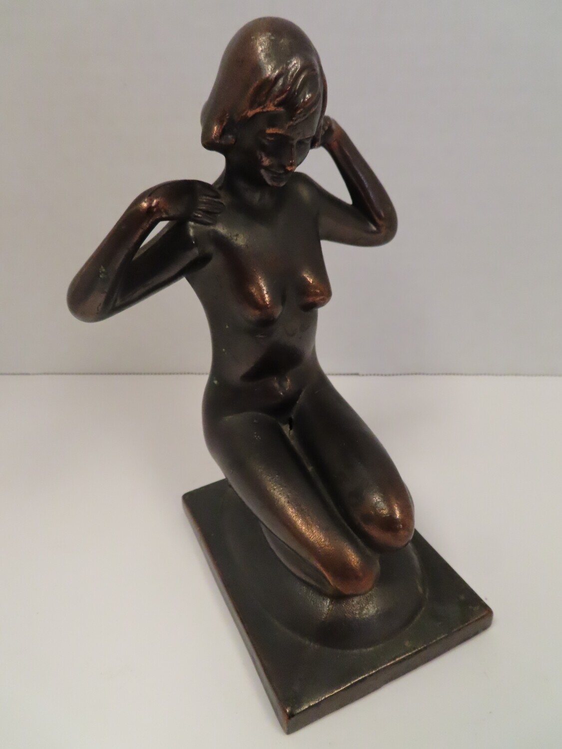Bronze-Art Deco Nude Figurine