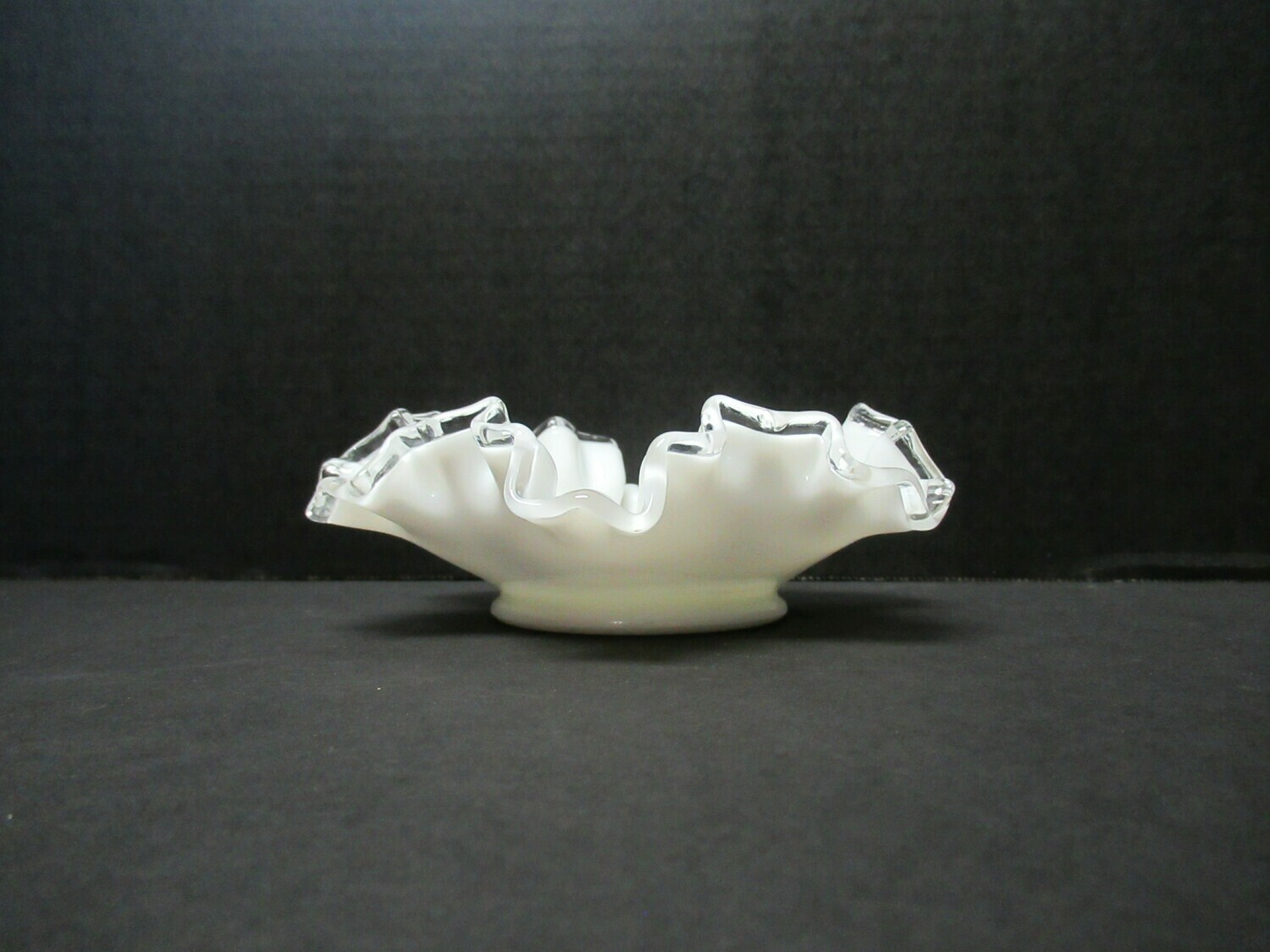 Fenton Silver Crested Candy Dish
