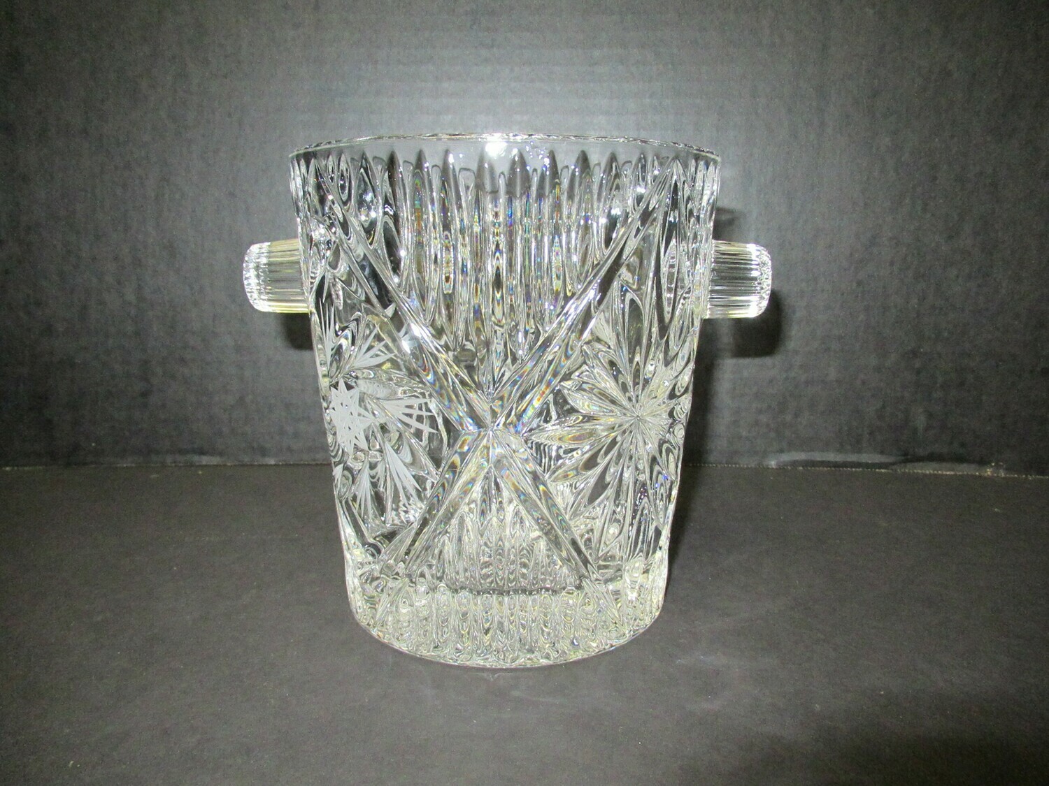 Crystal Hand Cut and Pressed Wine Cooler