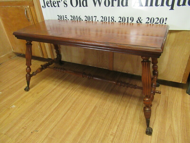 Bench with clawed feet