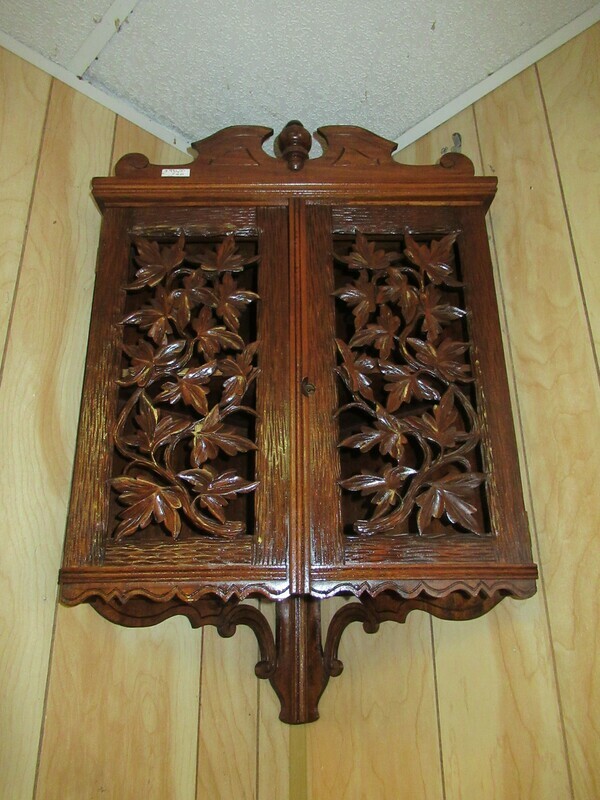 Black Forest Corner Cabinet