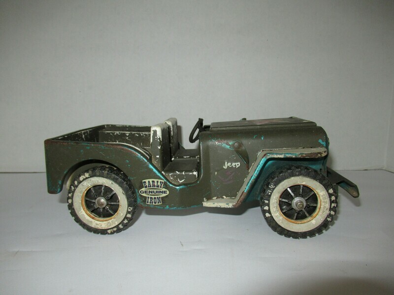 Tonka Military Jeep - Pressed Steel