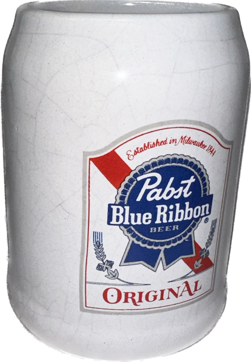 Pabst Blue Ribbon Beer Mug 16 fl oz- Collectible