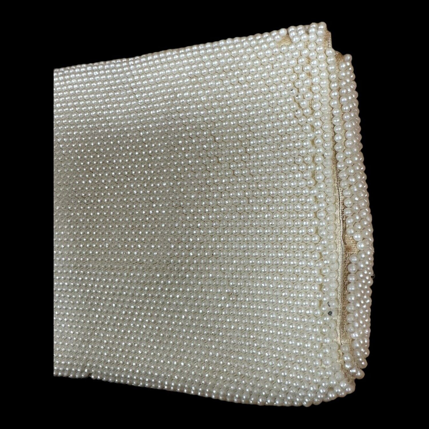 vintage beaded clutch style handbag purse