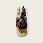 Williraye Studio WW1036 Folkart Lady Figurine Holding Pie Cat Blackbirds READ65.00
