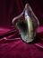 Art glass by randy strong - signed - adventurine - black and gold paperweight