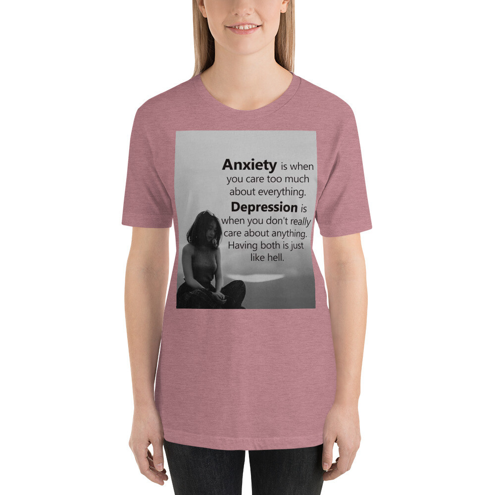 ANXIETY & DEPRESSION - Short-Sleeve Unisex T-Shirt