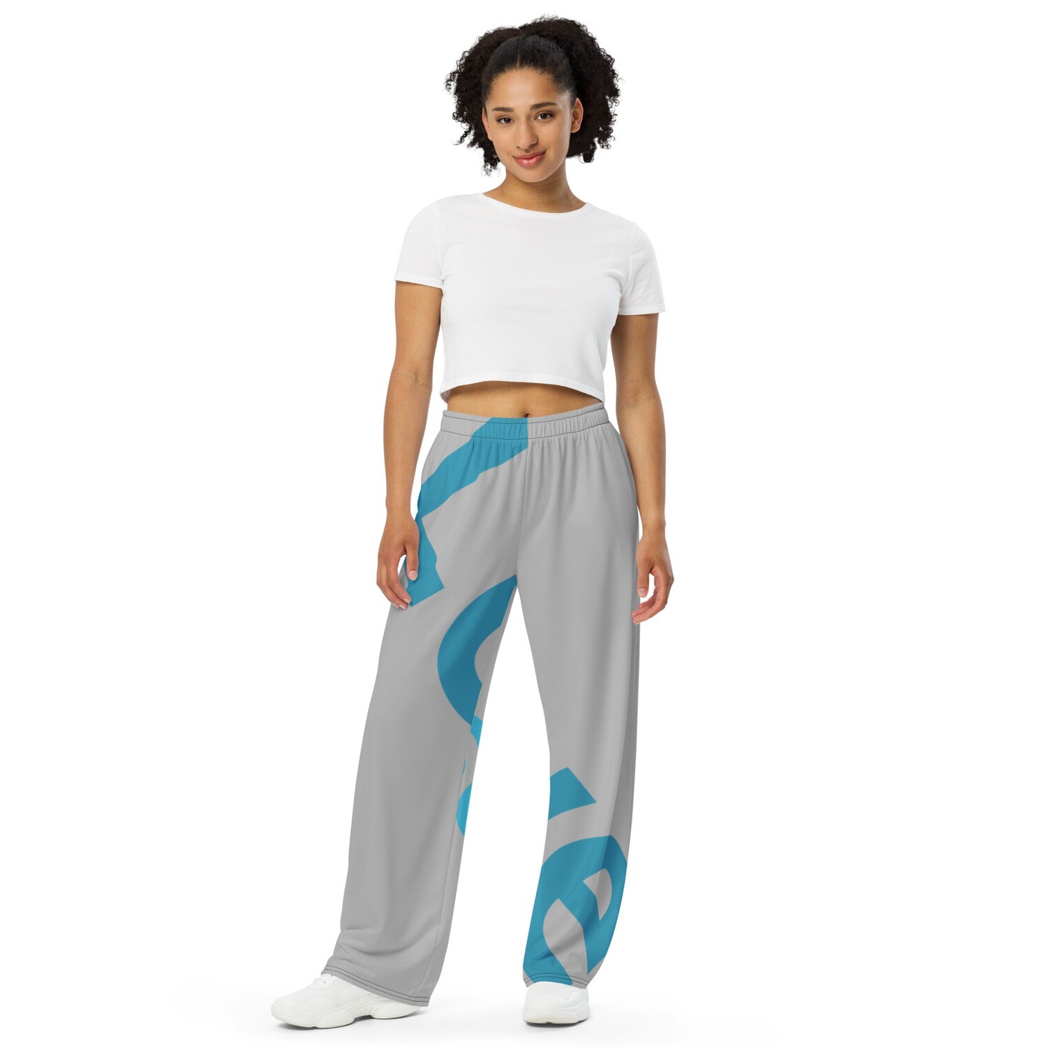 Love Yourself All-over print unisex wide-leg pants