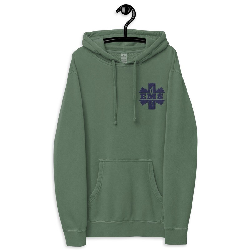 EMS Unisex pigment-dyed hoodie