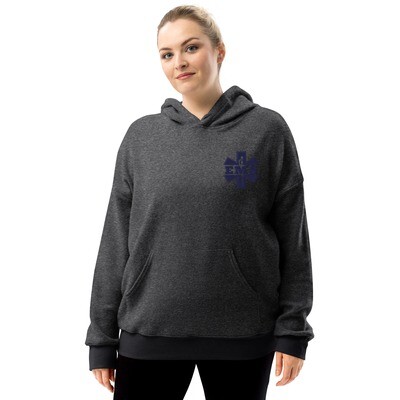 EMS Unisex sueded fleece hoodie