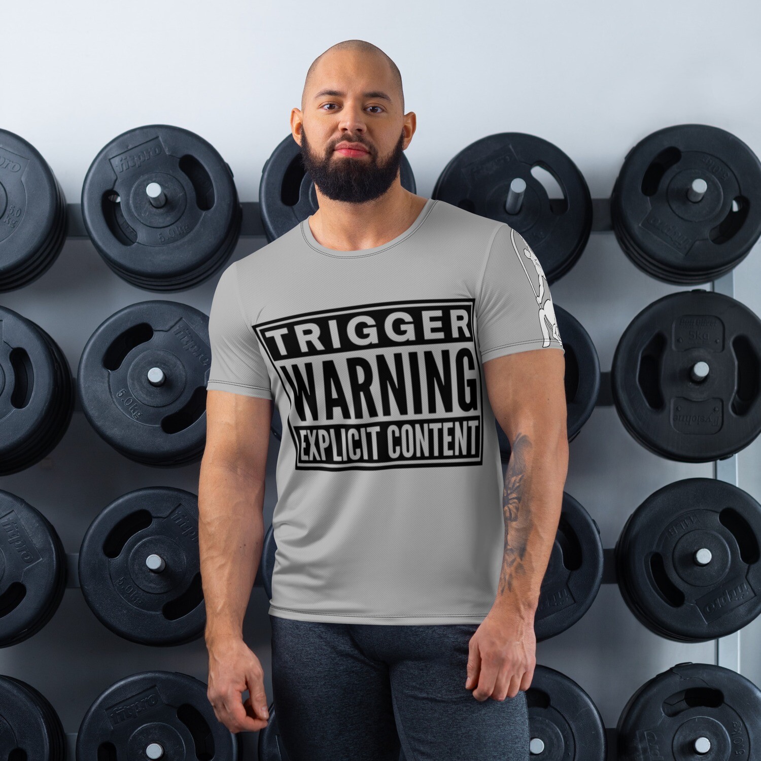 All-Over Print Men's Athletic T-shirt