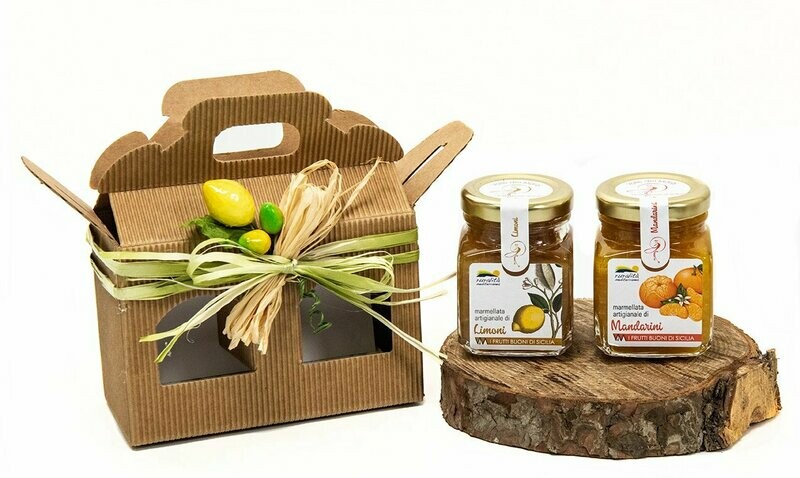 2 vasetti di marmellata da 100 g.