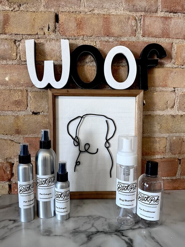 PET BUNDLE 8.45 OZ SHAMPOO, 8 OZ FUR CONDITIONER, AND 4 OZ PET COLOGNE