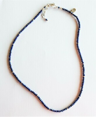 Faceted Lapis Necklace