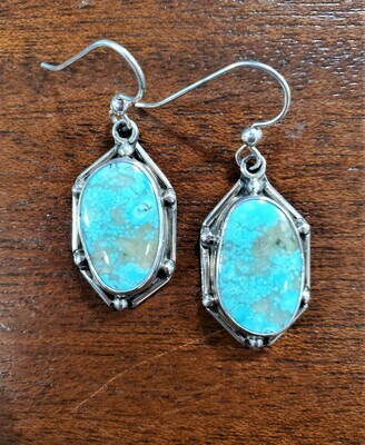 Navajo Kingman Turquoise Earring